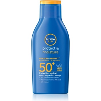 Nivea SUN Protect & Moisture хидратиращо мляко за тен SPF 50+ 100ml
