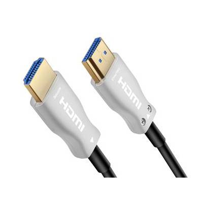 PremiumCord optický fiber High Speed with Ether. 4K@60Hz kabel 100m, M/M, zlacené konektory - kphdm2x100