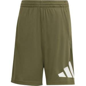 Adidas Детски къси панталони adidas Kid's Train-Essential Big Logo Shorts - Olive Strata / White - размер 128 (EU) (701-4476-0212)