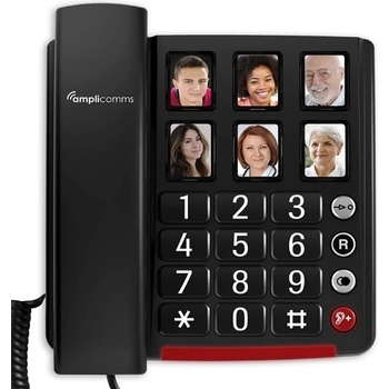 amplicomms Amplicomms BIGTel 40 plus телефон с големи бутони, тъмносив (ATL1424089)