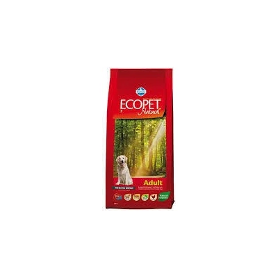 Ecopet Natural Пълноценна храна за кучета в зряла възраст ecopet natural adult 12 kg (pep120001s)