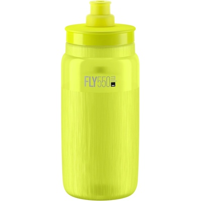 Elite Бутилка за велосипед Elite Fly Tex Cycling water bottles - Gelb Fluoreszierend - размер 550 ml (533-2502-0511)