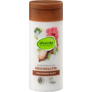 alverde NATURKOSMETIK Мляко за тяло био какаово масло и био хибискус, 50 ml (10470071) Лосион за тяло