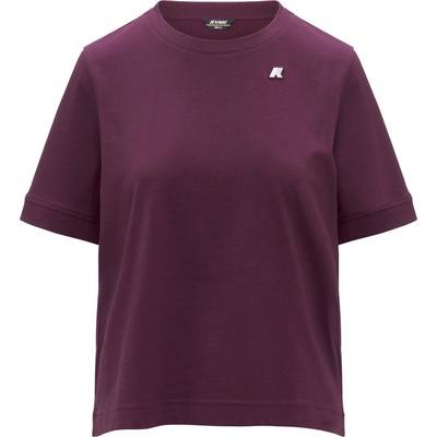 K-Way Дамска тениска K-Way Women's Selune T-shirt - Violet Mauve Wine - размер XS (916-6720-0311)