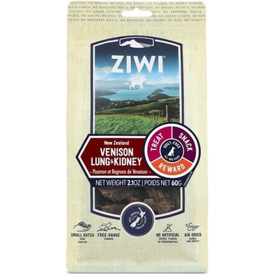 ZIWIPEAK Dog Chews Venison lung & kidney pľúca a obličky zo zveri 60 g