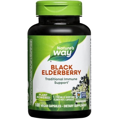 Nature's Way Черен Бъз (плод и цвят) 575 mg 100 V капсули | Nature’s Way (12440)