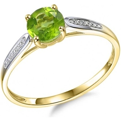 Gems Prsten Anya kombinované zlato s brilianty a peridotem 585 38 1 0810.2ZB0.0.56.HSI.626
