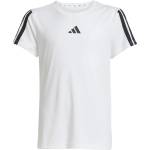 adidas Детска спортна тениска adidas Kid's Training Essential 3 Stripes Tee T-shirt - White / Black - размер 128 (EU) (704-4542-0312)