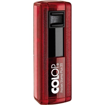 Colop Печат Pocket Stamp Plus 20, джобен, 14 x 38 mm, рубине (1085160102)