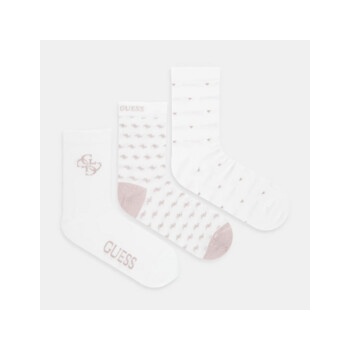 Guess 3 pack fantasy lurex socks Biela