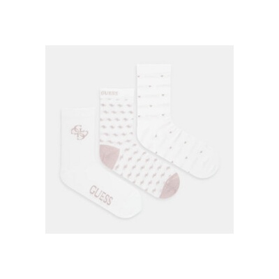 Guess 3 pack fantasy lurex socks Biela