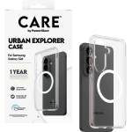 Panzer Калъф CARE - Urban Explorer w. White Qi, Galaxy S26, прозрачен (5715685034114)