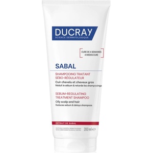 Ducray Sabal грижовен шампоан за регулиране на себума 200ml