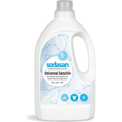 SODASAN Tekutý prací prostriedok 1,5 l Color Sensitive