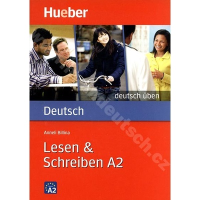 Lesen + Schreiben A2 rad Deutsch üben cvičebnica nemeckej gramatiky