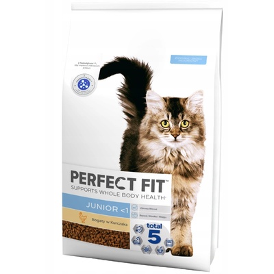 Perfect Fit - пълноценна суха храна за котенца под 1 година, богата на пилешко месо, 7 кг