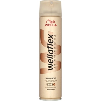 Wella Wellaflex Shiny hold lak na vlasy pro ultra silné zpevnění 250 ml