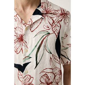 Tommy Hilfiger риза мъжка от лен (MW0MW43310)
