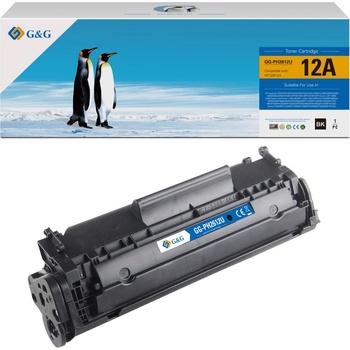 Compatible Тонер касета за HP Q2612A / Canon CRG-703 / FX-10 - NT-C2612J G&G (NT-C2612J)
