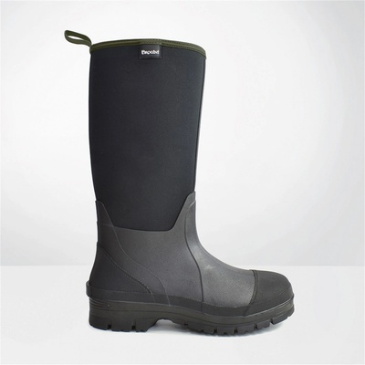 Brogini Hawkswick Mens Neoprene Mucking-Out Welly - Black