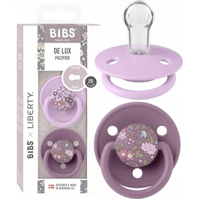 Bibs Liberty De Lux cumlíky zo silikón 2ks Violet Sky / Mauve