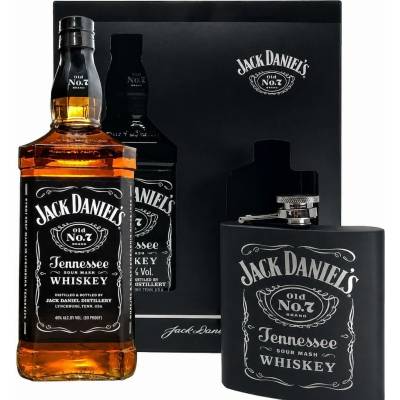 Jack Daniel's No.7 40% 0,7 l (dárkové balení placatka)