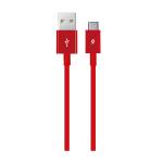 Ttec Кабел AlumiCable Type C 2.0 Charge/Data Cable - Червен