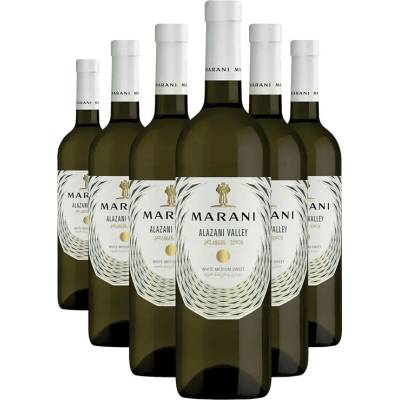 Marani Alazani Valley biele polosladké víno 11,5% 6 x 750 ml (holá lahev)