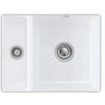 Villeroy & Boch Subway 60 - Керамична мивка 55х44 см, CeramicPlus, Stone White 675801RW (675801RW) Мивка за вграждане