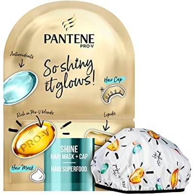 Pantene Shine Hair Mask Маска за коса + шапка 20мл (2535)