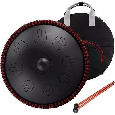 HLURU - Hluru Hybrid Handpan - tongue drum - 9 nôt D-mol (minor) čierny