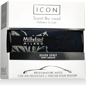 Millefiori Icon Textile Silver Spirit Ароматизатор за автомобил 47 g тип Silver Spirit