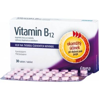 Favea Vitamín B12 30 tablet – Hledejceny.cz