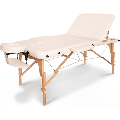 Fabulo Skladací masážny stôl UNO Plus Set Farba: krémová 186 x 71 cm 15,2 kg 6 farieb
