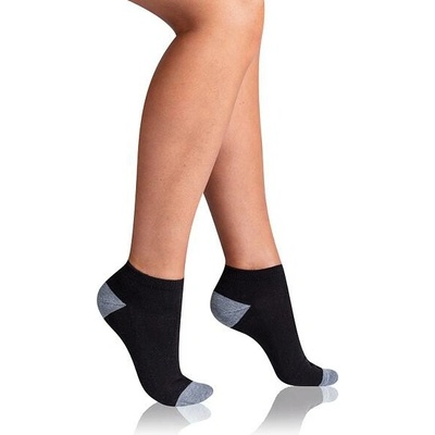 Bellinda SPORT WOMEN IN-SHOE 3x dámske športové členkové ponožky 3 páry BE481030 čierna