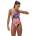 Speedo Цял бански womens allover digital lattice tie-back