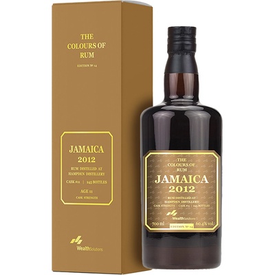 Colours of Rum Jamaica 2012 Hampden 11y Edition no.14 60,4% 0,7 l (karton)