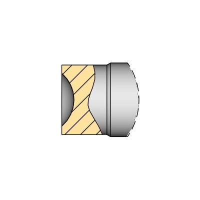 JBC C245053 – nýtovací hrot pro plasty Ø 3,8 mm