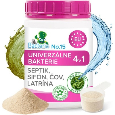 Mr.Bacteria UNI 4v1 Aktivátor do septiku, sifónu, ČOV a latríny 500 g