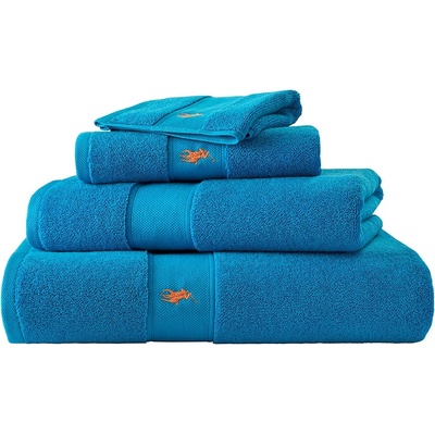 Ralph Lauren Home Хавлиена кърпа Ralph Lauren Home RL Polo Player Towel - Cove Blue
