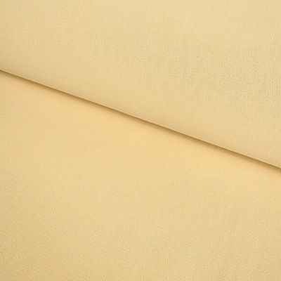 Teplákovina Počesaná 100% bavlna Washed 400g - Žlutá hořčicová