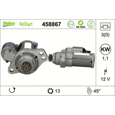 Startér VALEO 458867