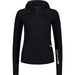 Mons Royale Дамско мериносово термобельо Mons Royale Women's Bella Merino Long Sleeve Hood Merino base layer - Black - размер XS (115-2718-0111)