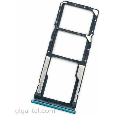 Xiaomi Redmi Note 9S, Note 9 Pro SIM tray zelený, držák, šuplík