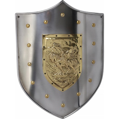 Marto Nerezový erbovní štít El Cid Campeador – Rytíř na koni