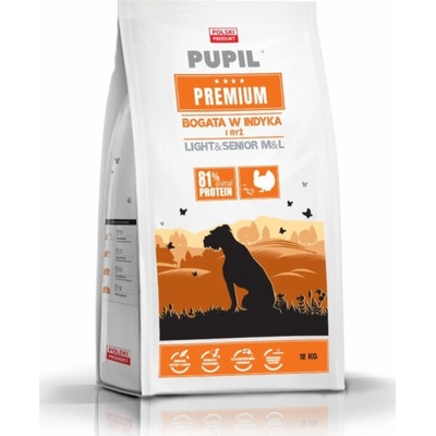 Pupil Premium Light & Senior Medium and large breeds Rich in turkey and rice 12 kg