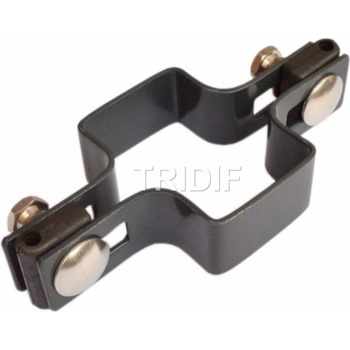 Průběžná příchytka plotového panelu na jeklový sloupek 60x40 mm / antracit