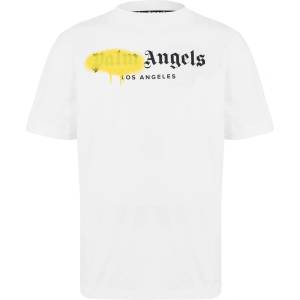 Palm angels Тениска PALM ANGELS Men's London T-Shirt - White Yellow