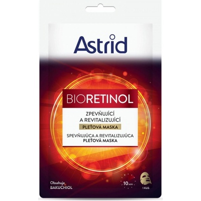 Astrid Bioretinol textilná maska s vitamínmi a Bakuchiolem 20 ml