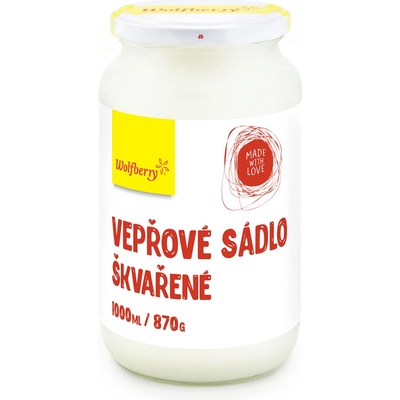 Wolfberry Sádlo škvařené vepřové 870 g – Zbozi.Blesk.cz